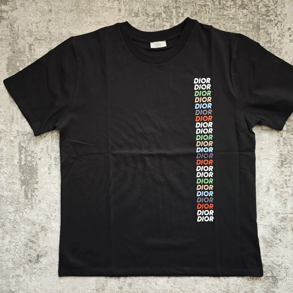 Dior Black Cotton Jersey Relaxed Fit T-shirt - Picture 6 of 6